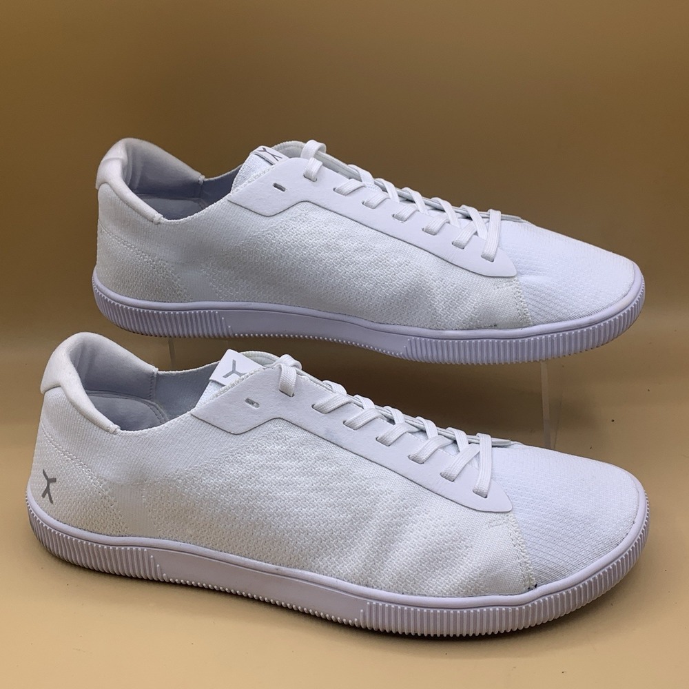 FLUX Adapt Trainer Men's White Sneakers - Size US 12